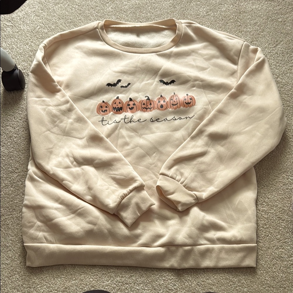 Cream Halloween Sweater